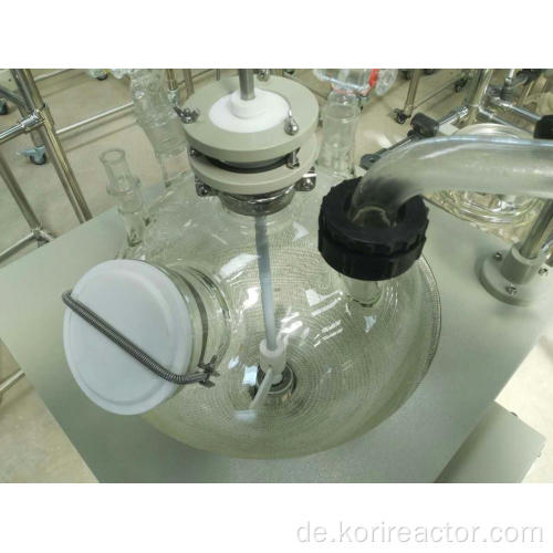 Chemischer Glasheizreaktor mit Wasser-/Ölbad SUS304